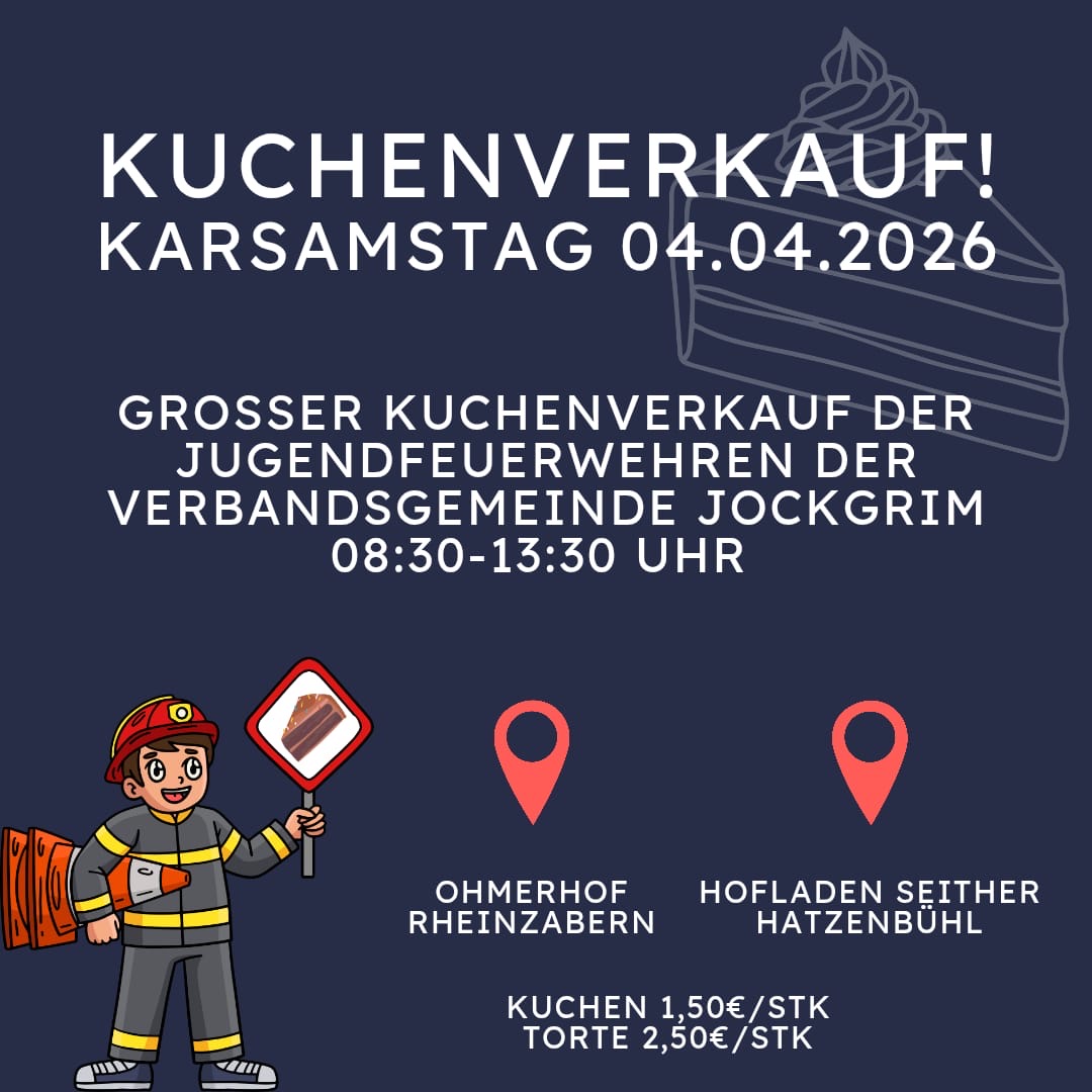 Kuchenverkauf Jugendfeuerwehr